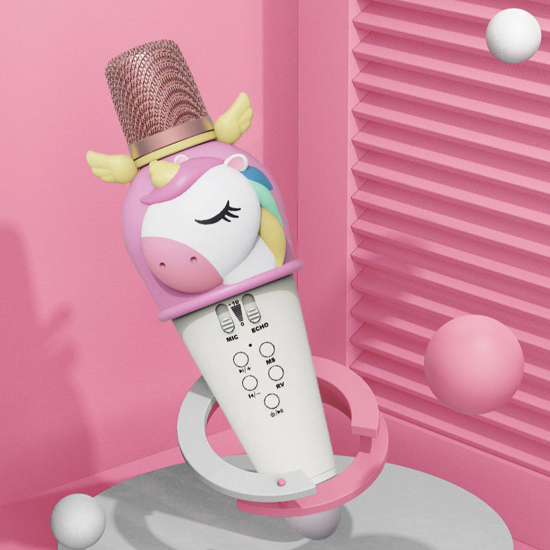 Unicorn Karaoke Wireless Microphone & Bluetooth Speaker Pix & Play Co.