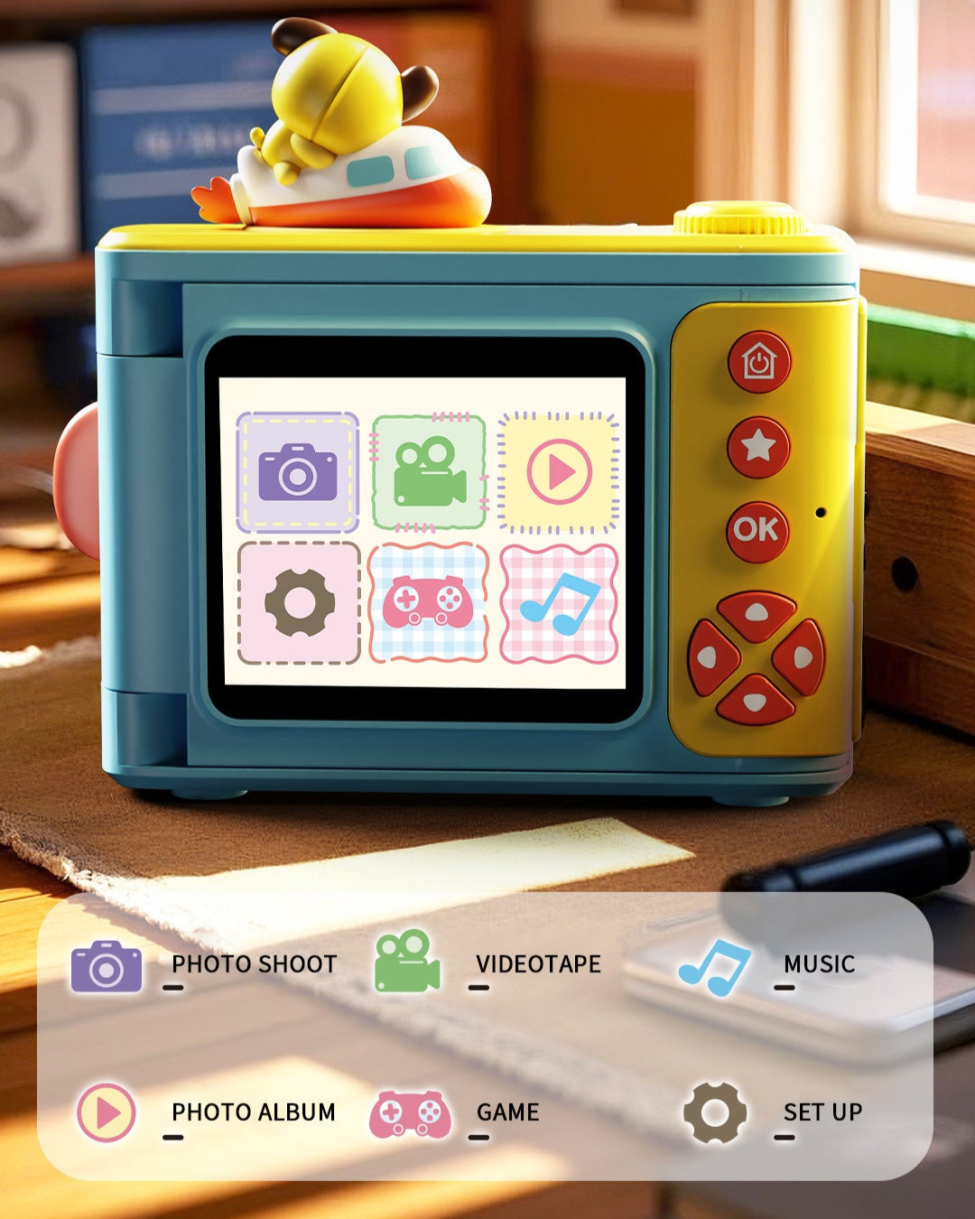 Bear Rotating Lens & Flip Screen Camera Pix & Play Co.