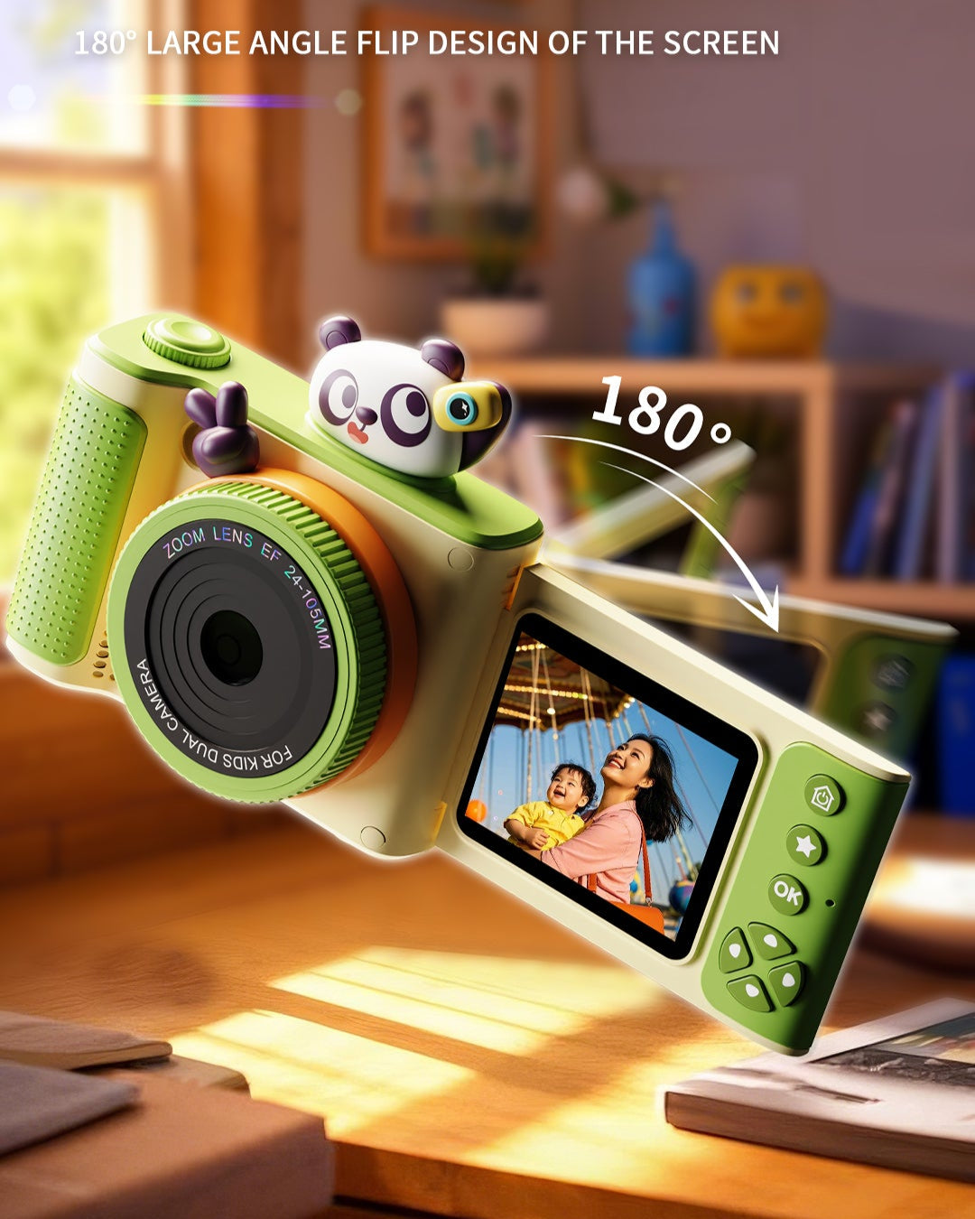 Bear Rotating Lens & Flip Screen Camera Pix & Play Co.