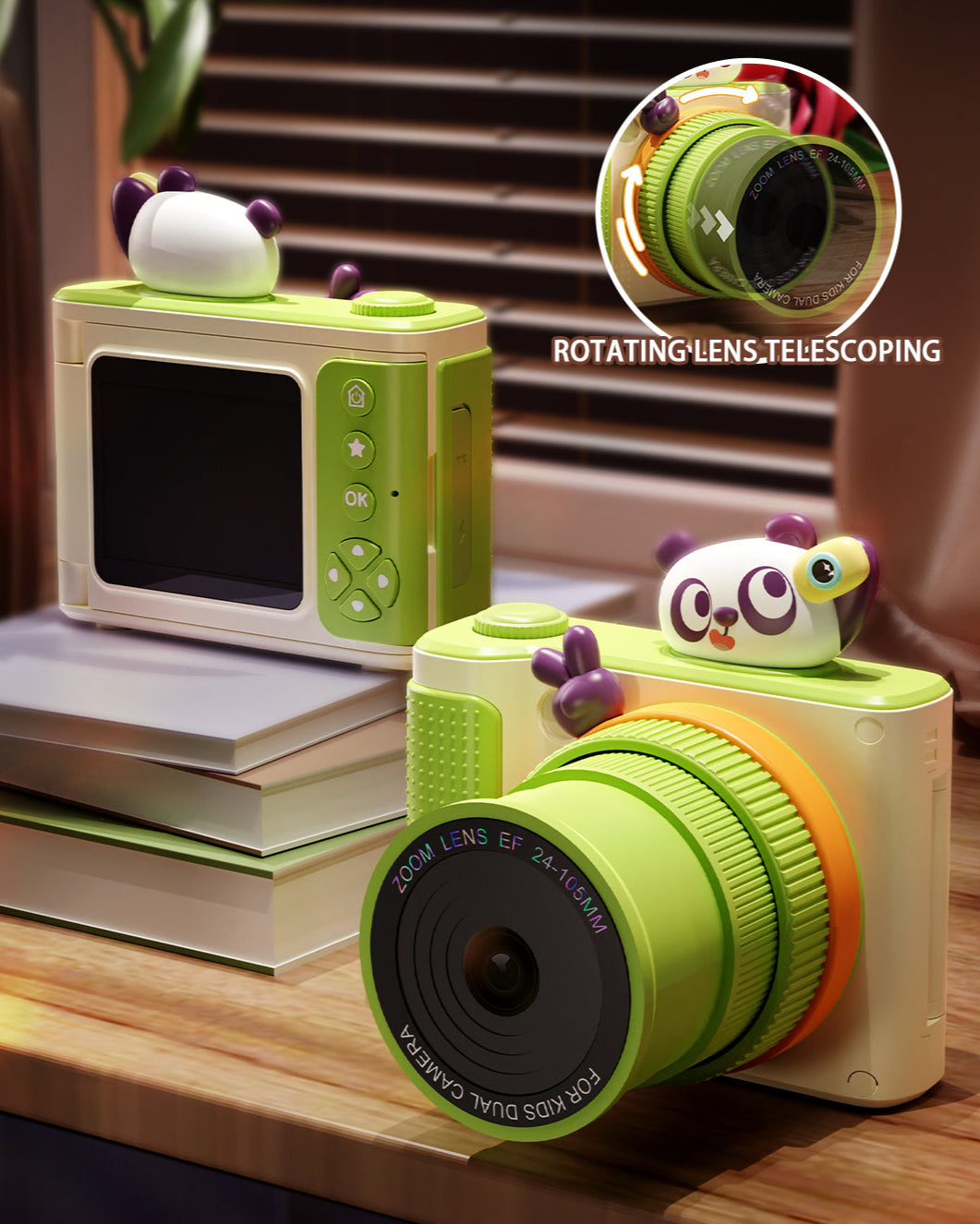 Bear Rotating Lens & Flip Screen Camera Pix & Play Co.