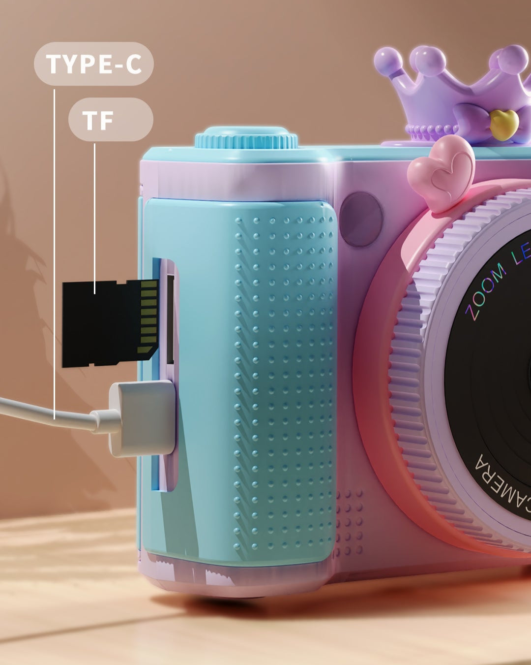 Bear Rotating Lens & Flip Screen Camera Pix & Play Co.