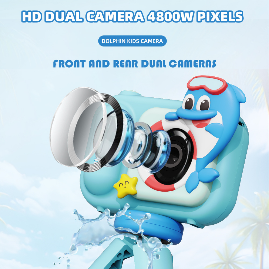 Dolphin Dual Camera w/ Tripod Stand Pix & Play Co.