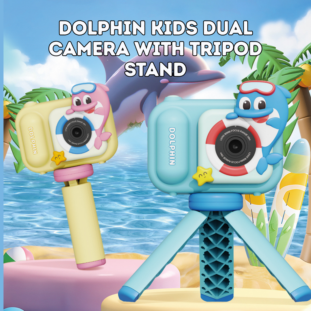 Dolphin Dual Camera w/ Tripod Stand Pix & Play Co.