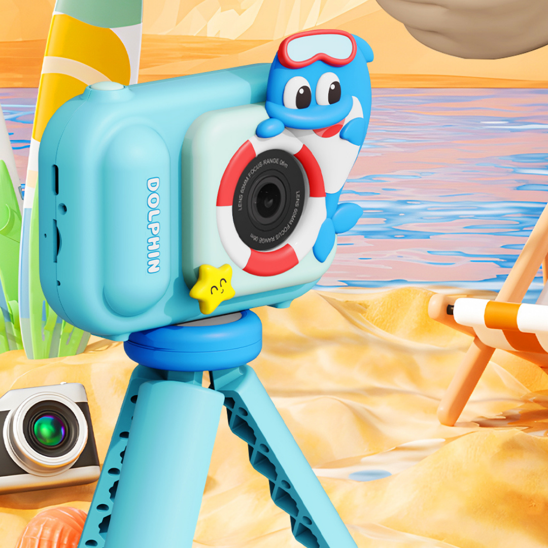 Dolphin Dual Camera w/ Tripod Stand Pix & Play Co.