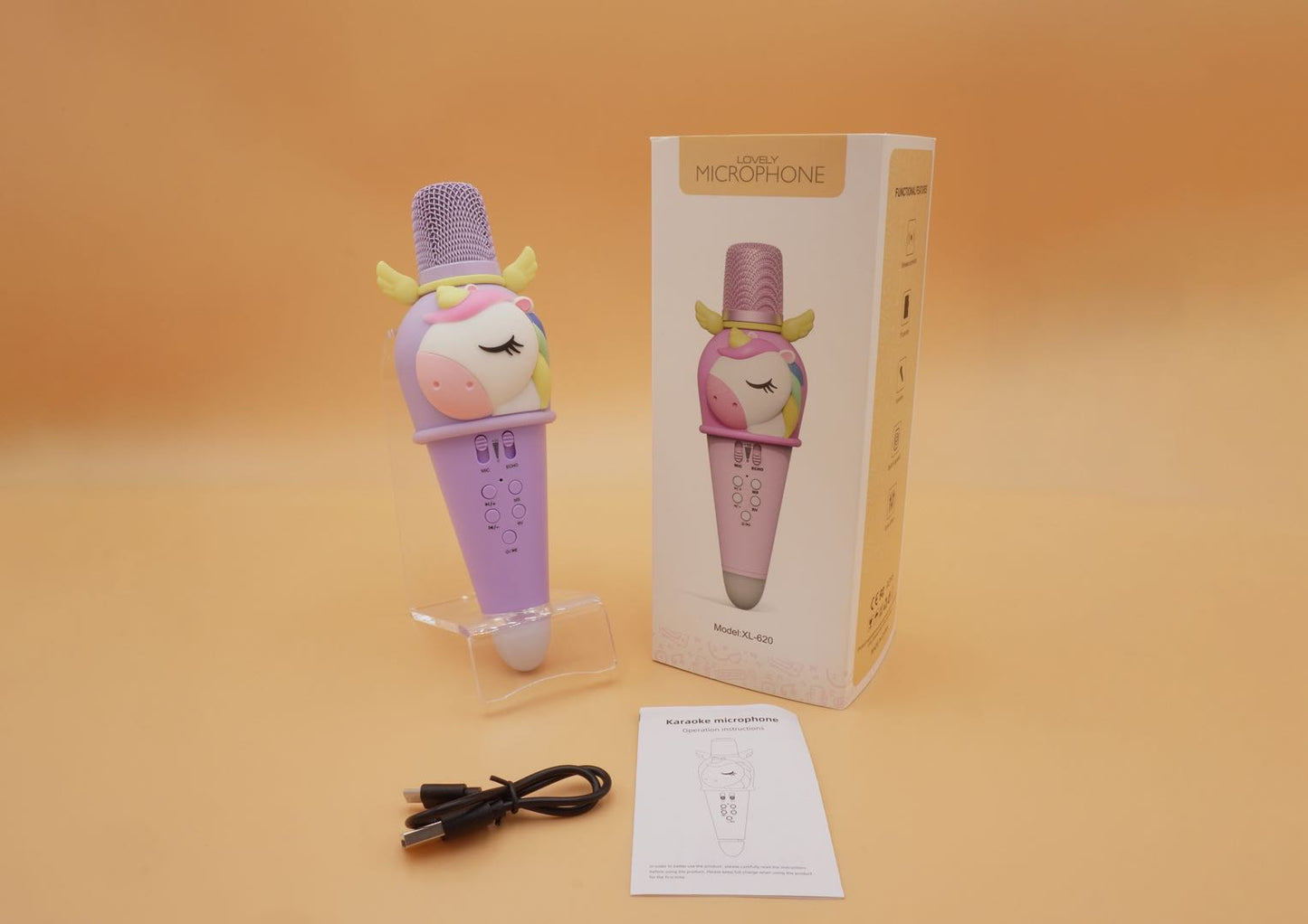 Unicorn Karaoke Wireless Microphone & Bluetooth Speaker Pix & Play Co.