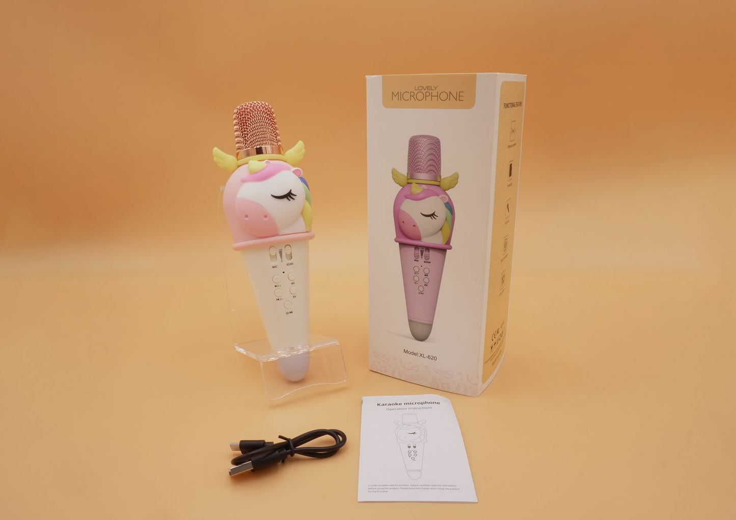 Unicorn Karaoke Wireless Microphone & Bluetooth Speaker Pix & Play Co.