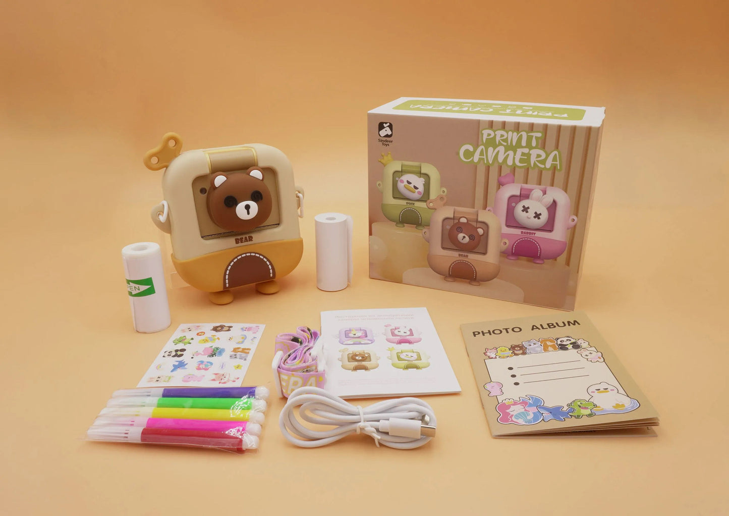 Bear 1080P Flip & Printing Camera Pix & Play Co.