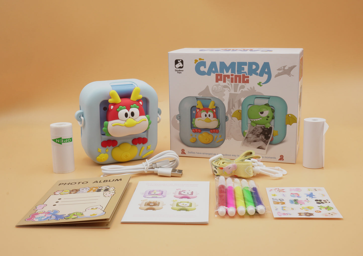 Dragon 1080P Flip & Printing Camera Pix & Play Co.