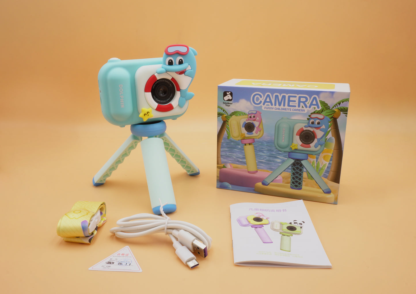Dolphin Dual Camera w/ Tripod Stand Pix & Play Co.