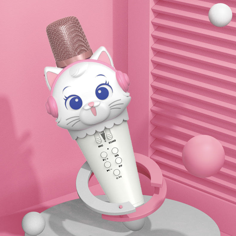 Cat Karaoke Wireless Microphone & Bluetooth Speaker Pix & Play Co.