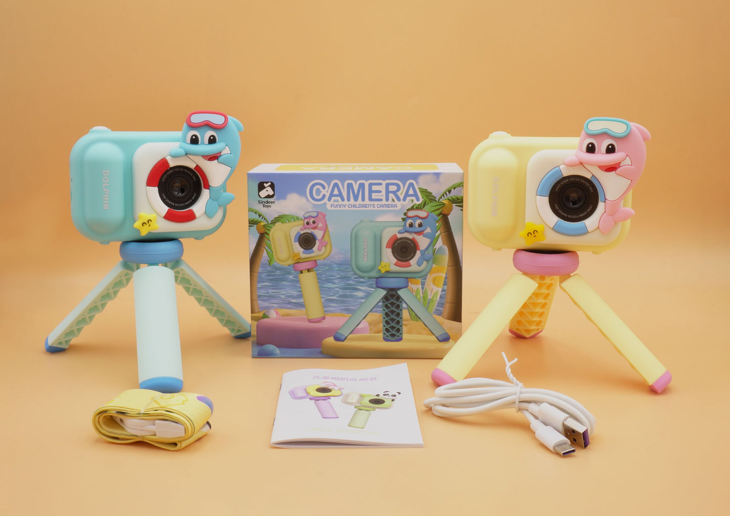 Dolphin Dual Camera w/ Tripod Stand Pix & Play Co.