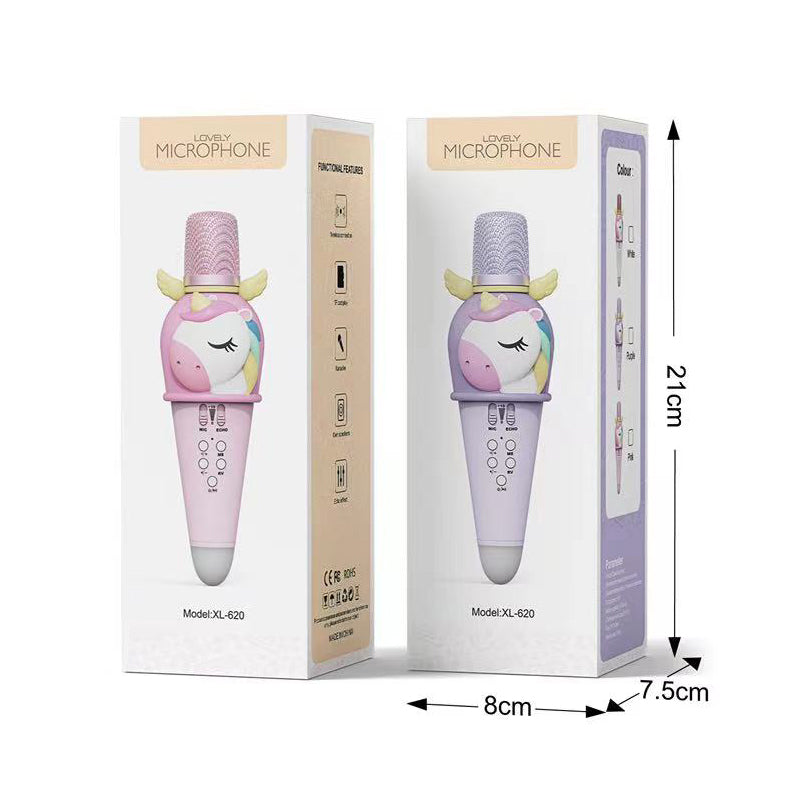 Unicorn Karaoke Wireless Microphone & Bluetooth Speaker Pix & Play Co.