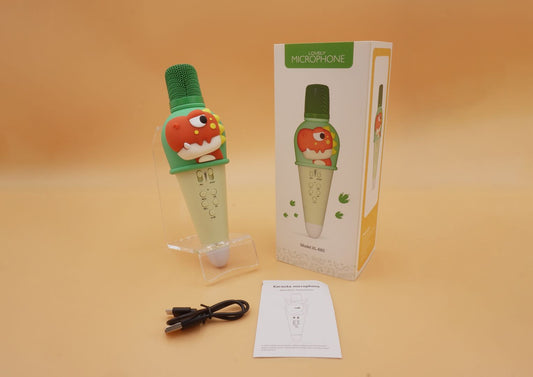 Dinosaur Karaoke Wireless Microphone & Bluetooth Speaker Pix & Play Co.