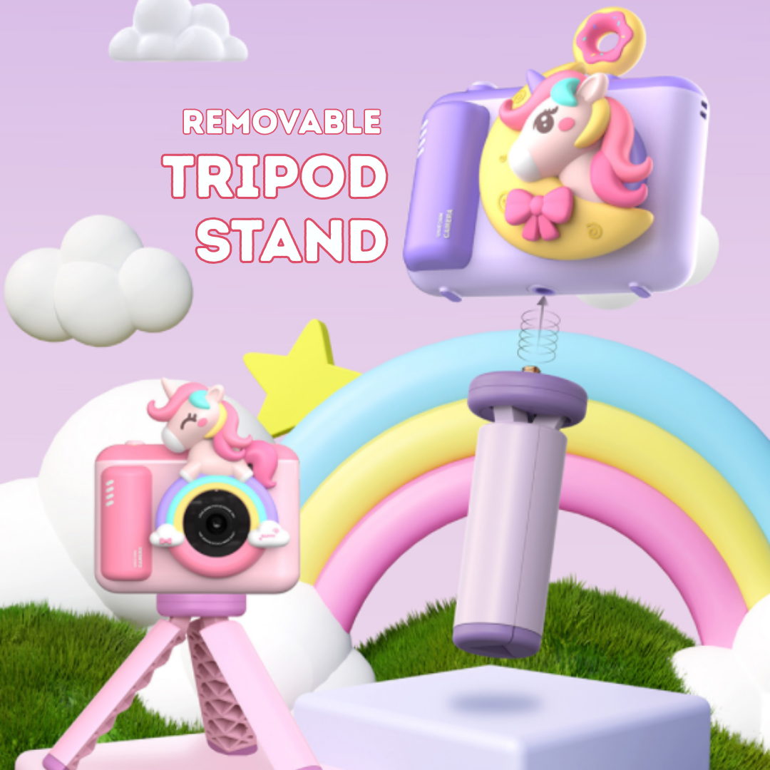 Dragon Dual Camera w/ Tripod Stand & Lens Cover Pix & Play Co.