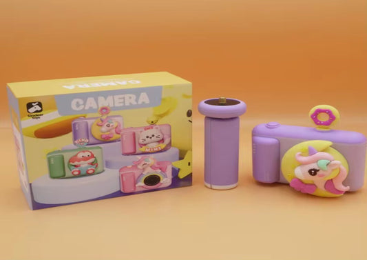 Unicorn Dual Camera w/ Tripod Stand & Lens Cover Pix & Play Co.