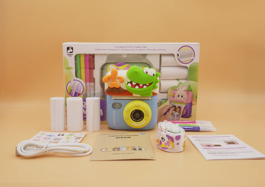 Dinosaur Flip Screen Printing Camera Pix & Play Co.