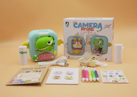 Dinosaur 1080P Flip & Printing Camera Pix & Play Co.